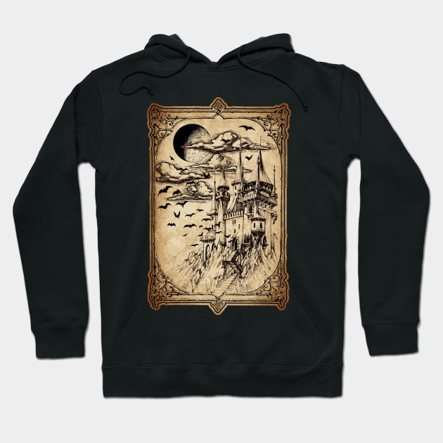 Vampire Castle Hoodie by RavenWake